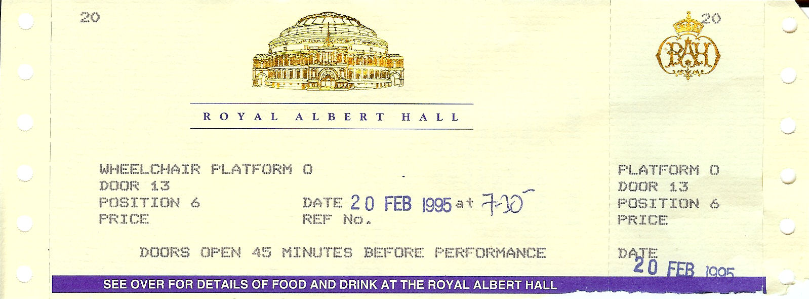 Eric Clapton Ticket